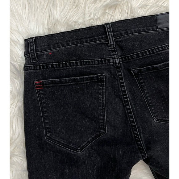 Urban Outfitters BDG Twig Ankle Black Washed Jeans Embroidered Boho Size 30/25 - Picture 9 of 9